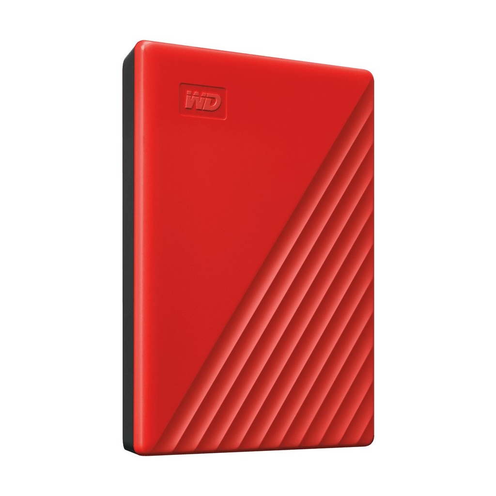 Disco Externo Western Digital My Passport 4TB/ 2.5"/ USB 3.2/ Rojo