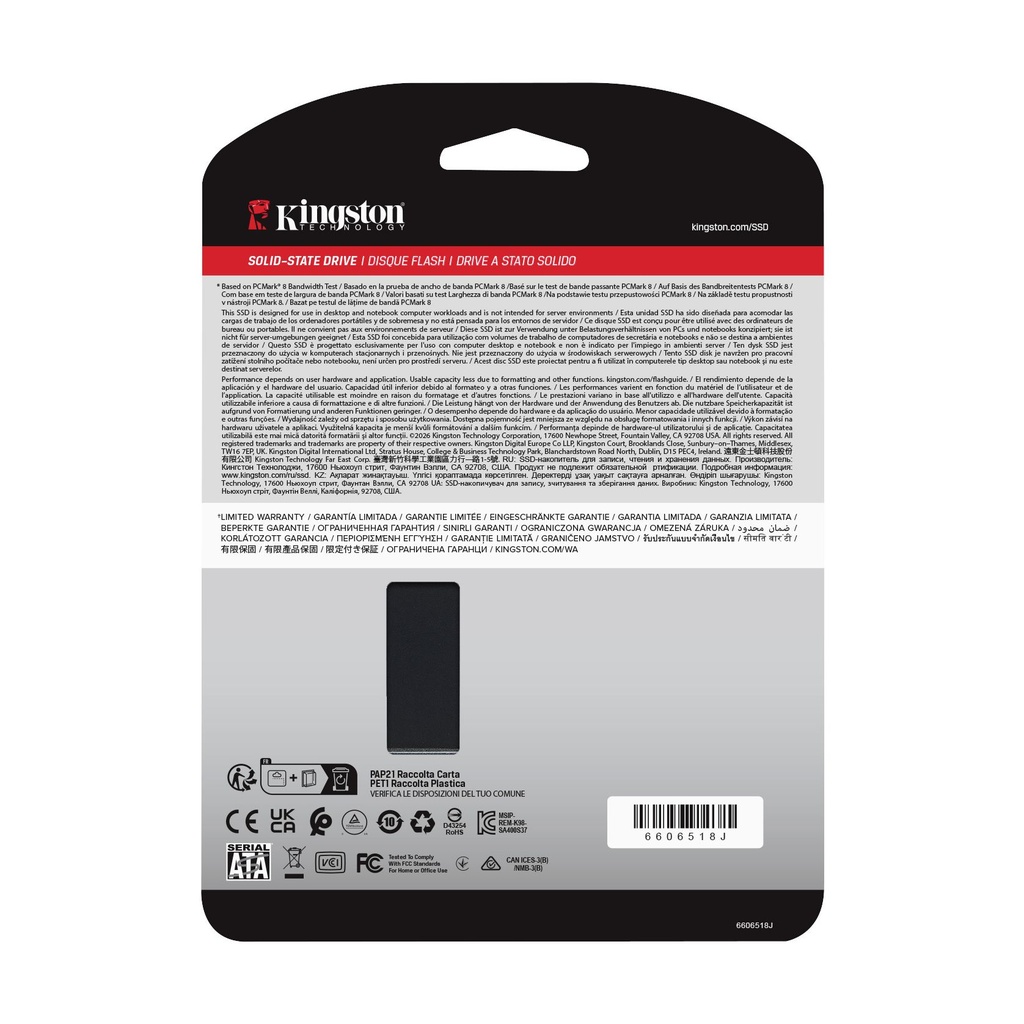 Kingston A400 960GB/ SATA III SSD