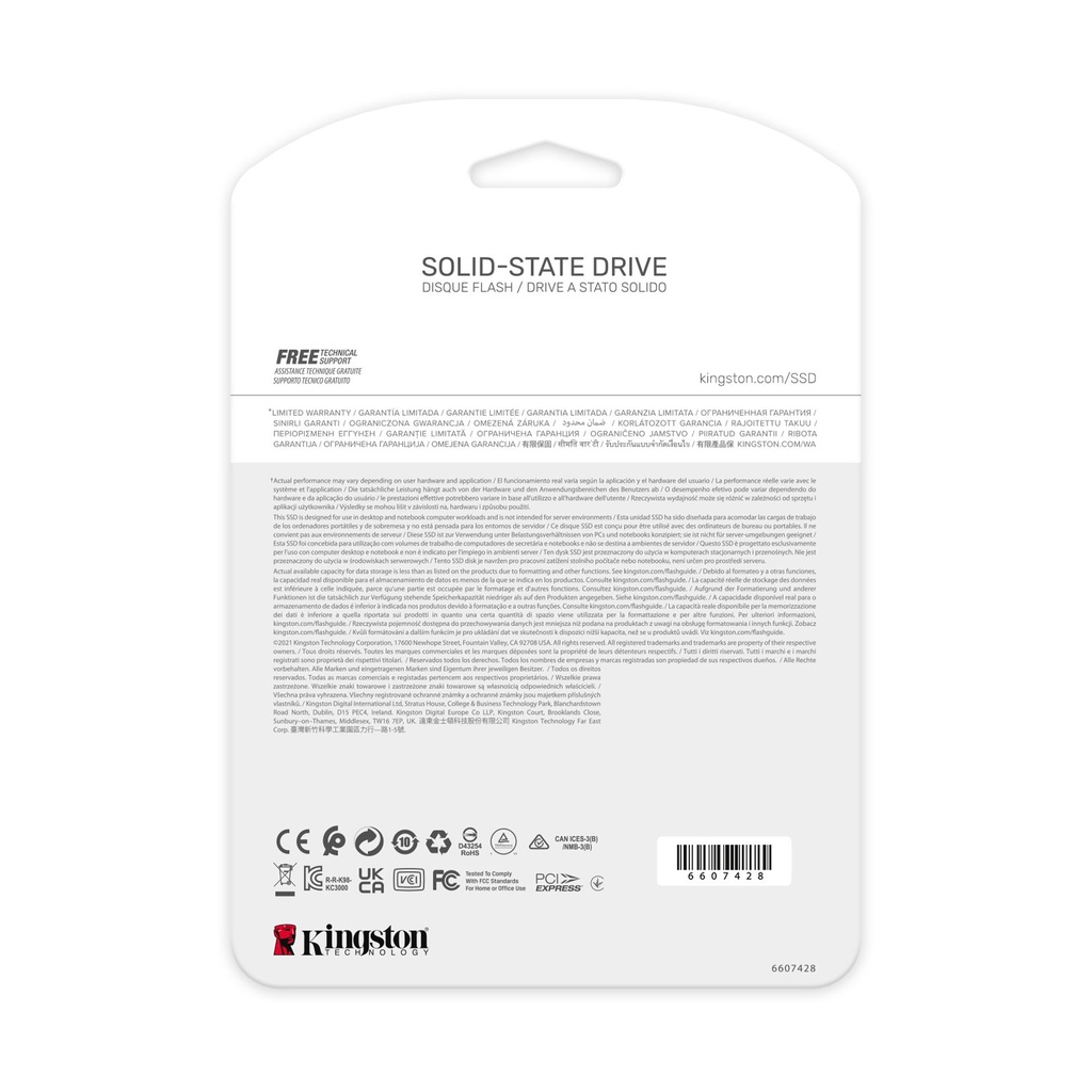 Disco SSD Kingston KC3000 1TB/ M.2 2280 PCIe Gen4/ con Disipador de Calor/ Full Capacity