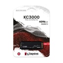 Disco SSD Kingston KC3000 4TB/ M.2 2280 PCIe 4.0/ con Difusor de Calor/ Full Capacity