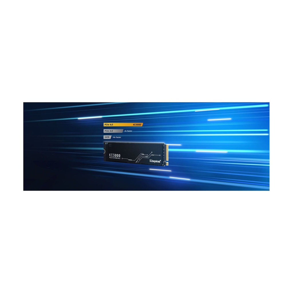 Disco SSD Kingston KC3000 4TB/ M.2 2280 PCIe 4.0/ con Difusor de Calor/ Full Capacity