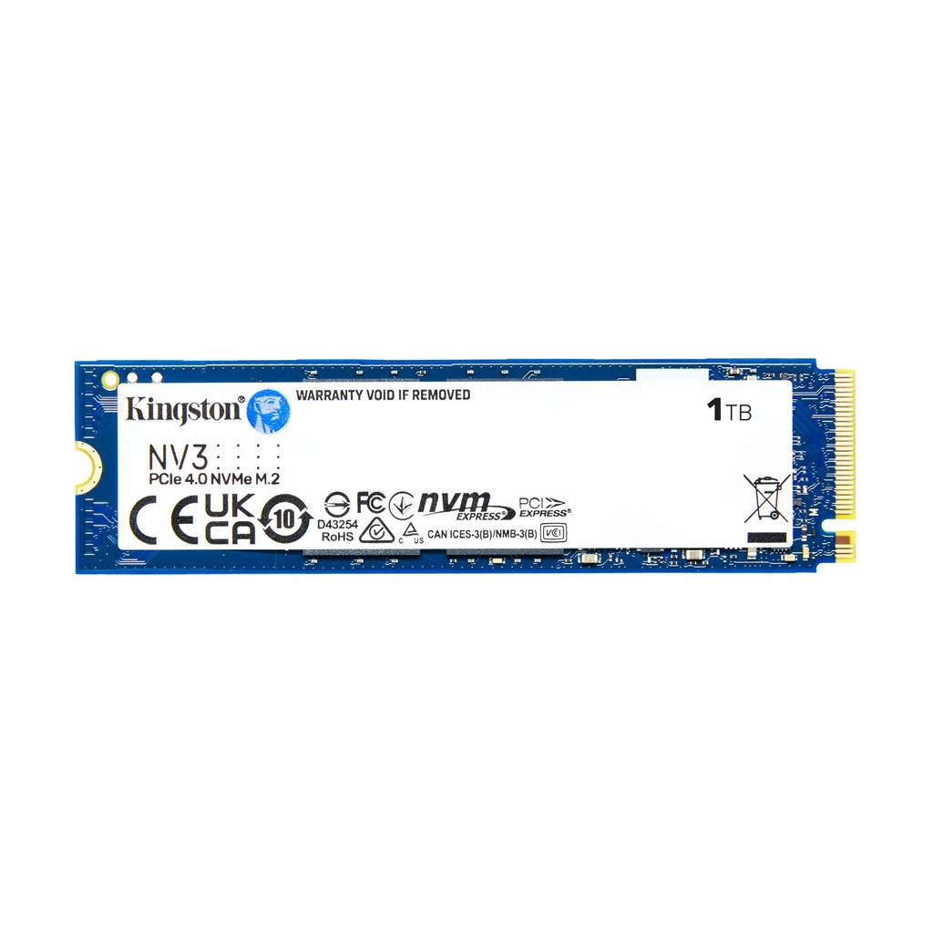 Disco SSD Kingston NV3 1TB/ M.2 2280 PCIe NVMe/ Full Capacity