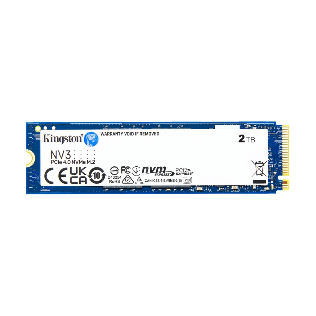 Disco SSD Kingston NV3 2TB/ M.2 2280 PCIe NVMe/ Full Capacity