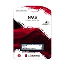 Disco SSD Kingston NV3 4TB/ M.2 2280 PCIe NVMe/ Full Capacity