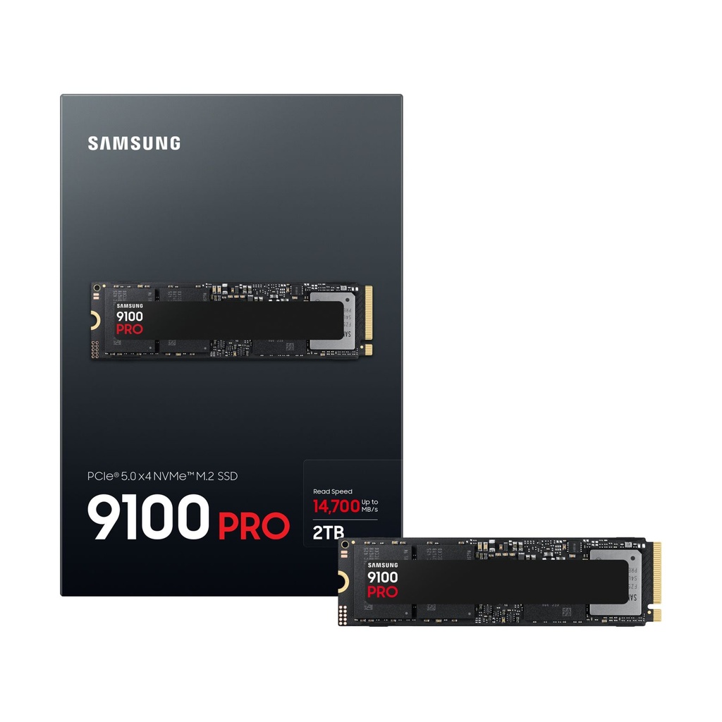Disco SSD Samsung 9100 PRO 2TB/ M.2 2280 PCIe Gen5/ Full Capacity