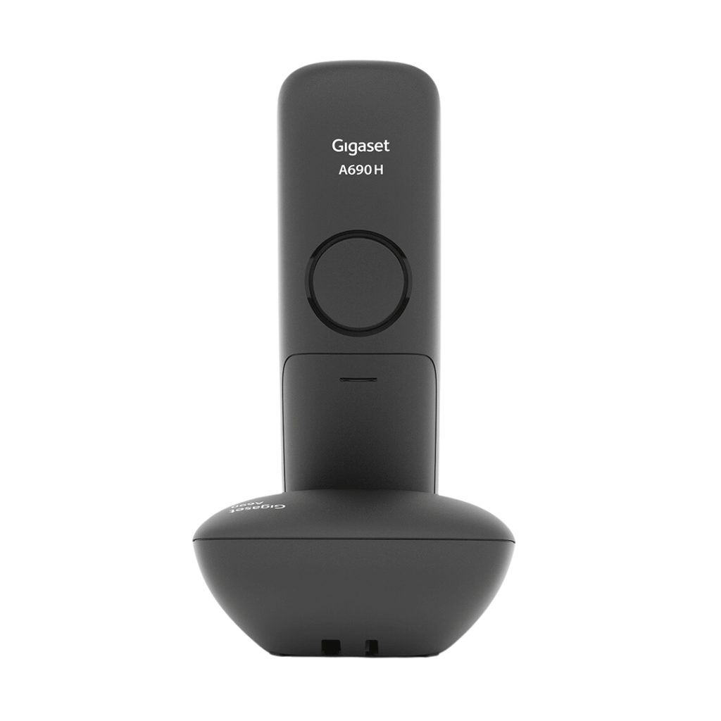 Gigaset Teléfono Inalámbrico DECT A690 Negro (Black)
