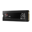 Disco SSD Samsung 990 PRO 1TB/ M.2 2280 PCIe 4.0/ con Disipador de Calor/ Compatible con PS5 y PC/ Full Capacity