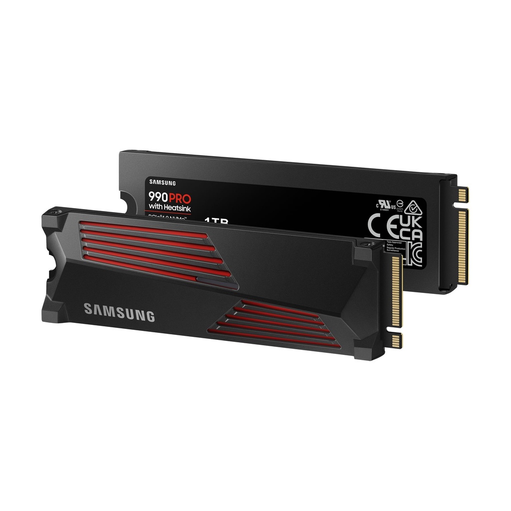 Disco SSD Samsung 990 PRO 1TB/ M.2 2280 PCIe 4.0/ con Disipador de Calor/ Compatible con PS5 y PC/ Full Capacity