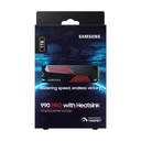Disco SSD Samsung 990 PRO 1TB/ M.2 2280 PCIe 4.0/ con Disipador de Calor/ Compatible con PS5 y PC/ Full Capacity