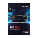 Disco SSD Samsung 990 PRO 4TB/ M.2 2280 PCIe 4.0/ Compatible con PS5 y PC/ Full Capacity