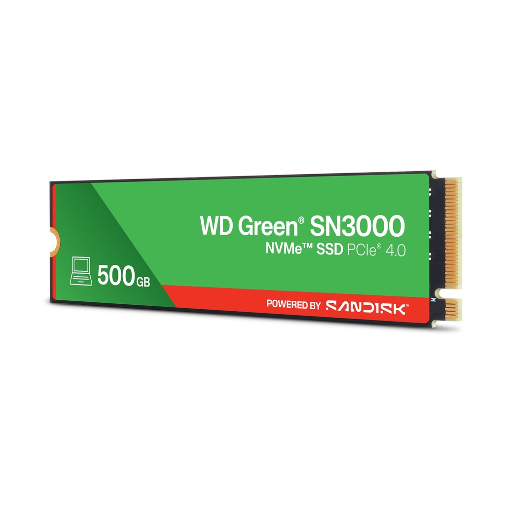 Disco SSD Western Digital WD Green SN3000 500GB/ M.2 2280 PCIe