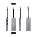 Docking Tipo-C Nanocable 10.16.1006/ 2xUSB/ 1xHDMI 4K/ 2xUSB Tipo-C/ 1xUSB Tipo-C PD/ Gris