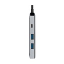 Docking USB Tipo-C Aisens ASUC-4P002-GR/ 1xHDMI 4K/ 2xUSB/ 1xUSB Tipo-C PD/ Gris