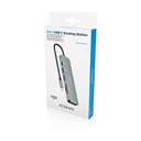 Docking USB Tipo-C Aisens ASUC-6P016-GR/ 1xHDMI 4K/ 2xUSB/ 1xLector Tarjetas/ 1xUSB Tipo-C PD/ Gris