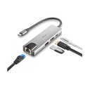 Docking USB Tipo-C NGS WonderDock Supra/ 1xUSB/ 1xUSB Tipo-C DP/ 1xHDMI 4K/ 1xRJ45/ Gris