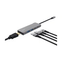 Docking USB Tipo-C Trust Dalyx/ 2xUSB/ 1xHDMI 4K/ 2xUSB Tipo-C/ Gris