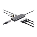 Docking USB Tipo-C Trust Dalyx/ 2xUSB/ 2xUSB Tipo-C/ 1xHDMI 4K/ 1xRJ45/ Gris