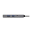 Docking USB Tipo-C Trust Dalyx/ 2xUSB/ 2xUSB Tipo-C/ 1xHDMI 4K/ 1xRJ45/ Gris