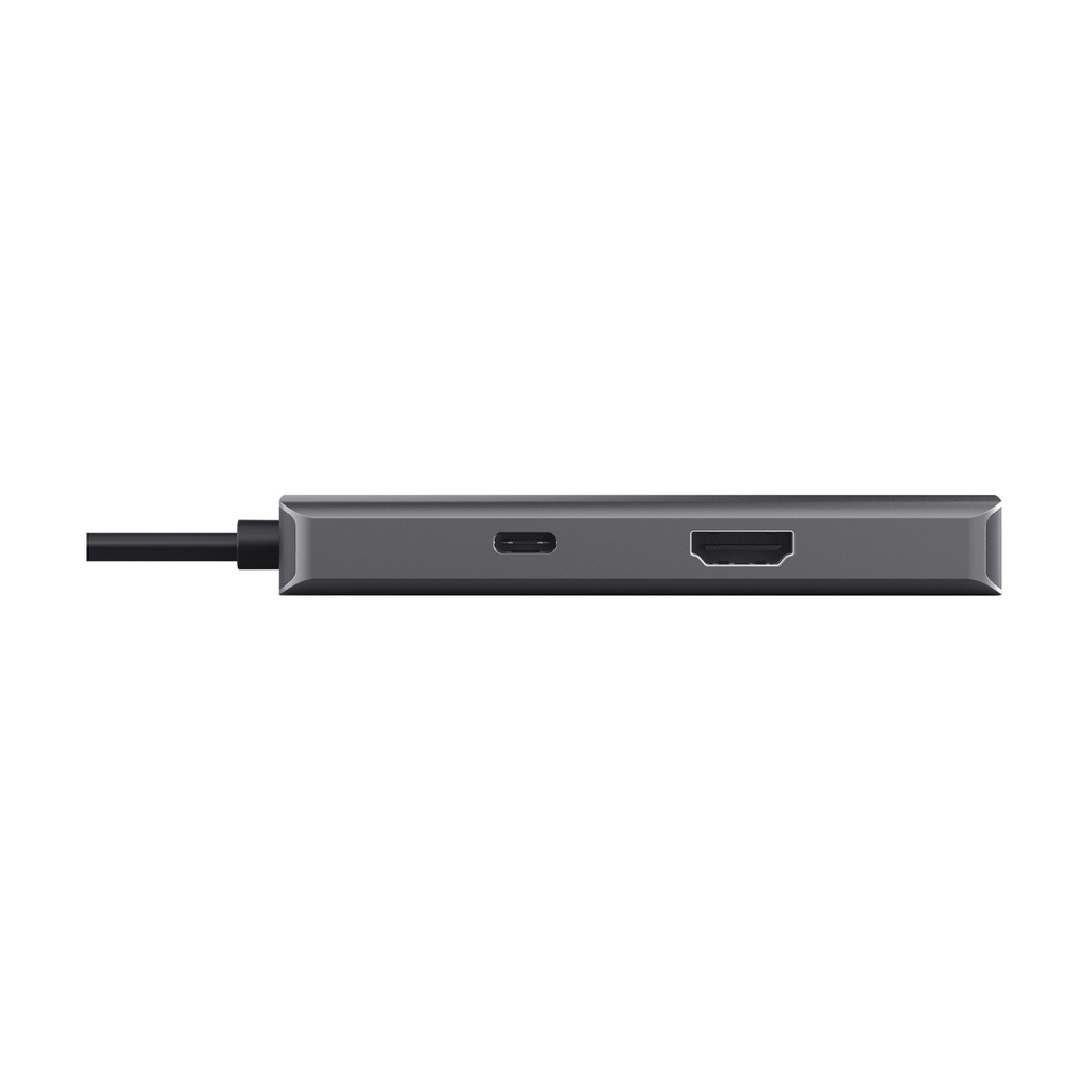 Docking USB Tipo-C Trust Dalyx/ 2xUSB/ 2xUSB Tipo-C/ 1xHDMI 4K/ 1xRJ45/ Gris