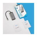 Docking USB Tipo-C Vention CNBHB/ 1xHDMI 4K/ 3xUSB/ 1xUSB Tipo-C PD/ Gris