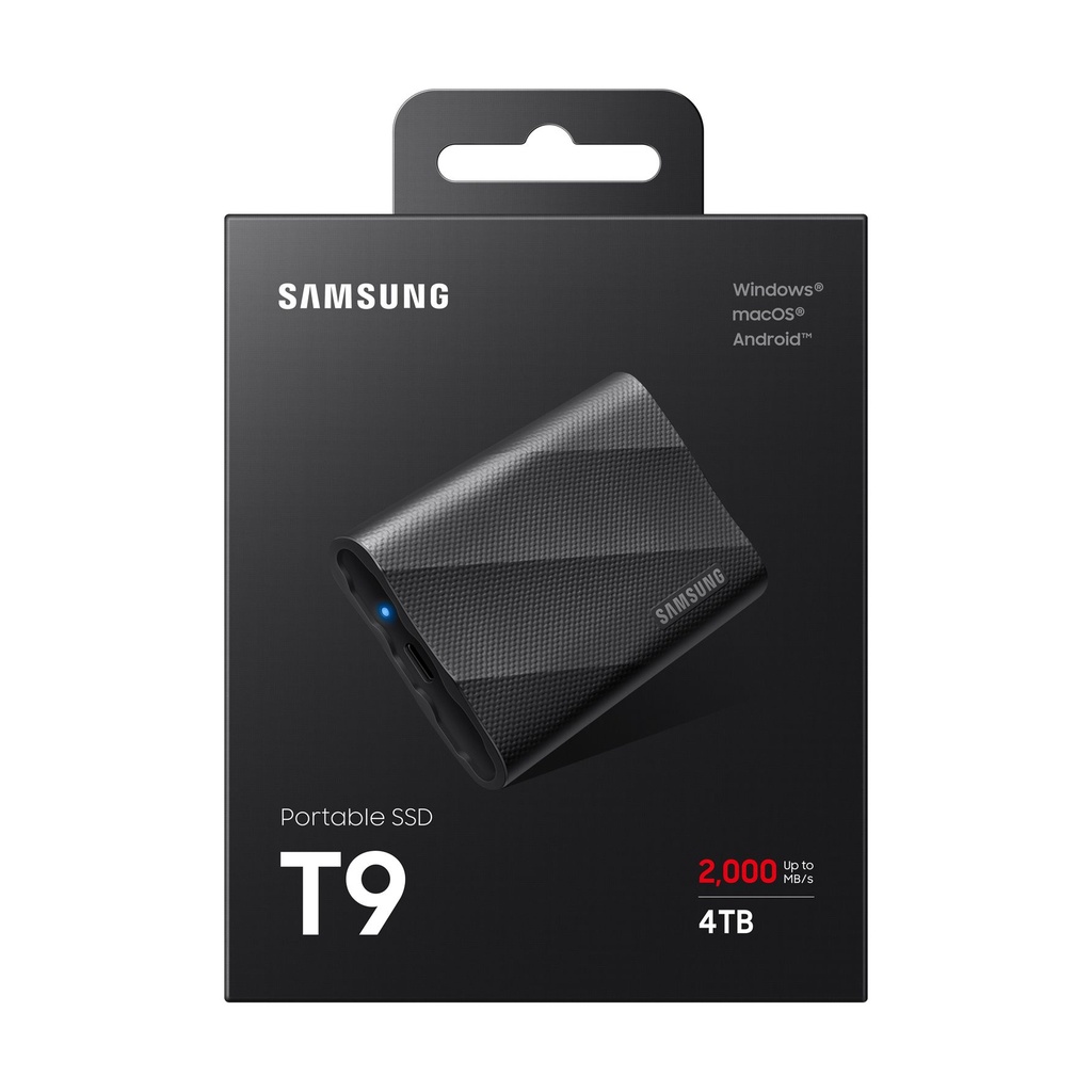 EXTERNAL PSSD T9 BLACK 4TB