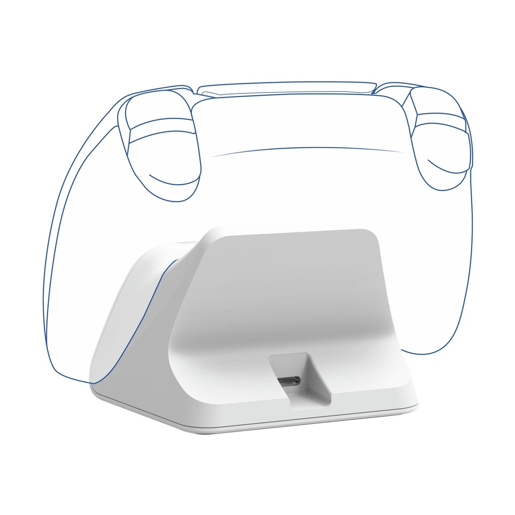 Estación de Recarga Rápida Trust Gaming GXT 255 para PS5/ Blanco