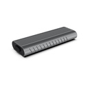 Ewent EW7025, Caja externa para unidad de estado sólido (SSD), M.2, M.2, 10 Gbit/s, Conexión USB, Gris