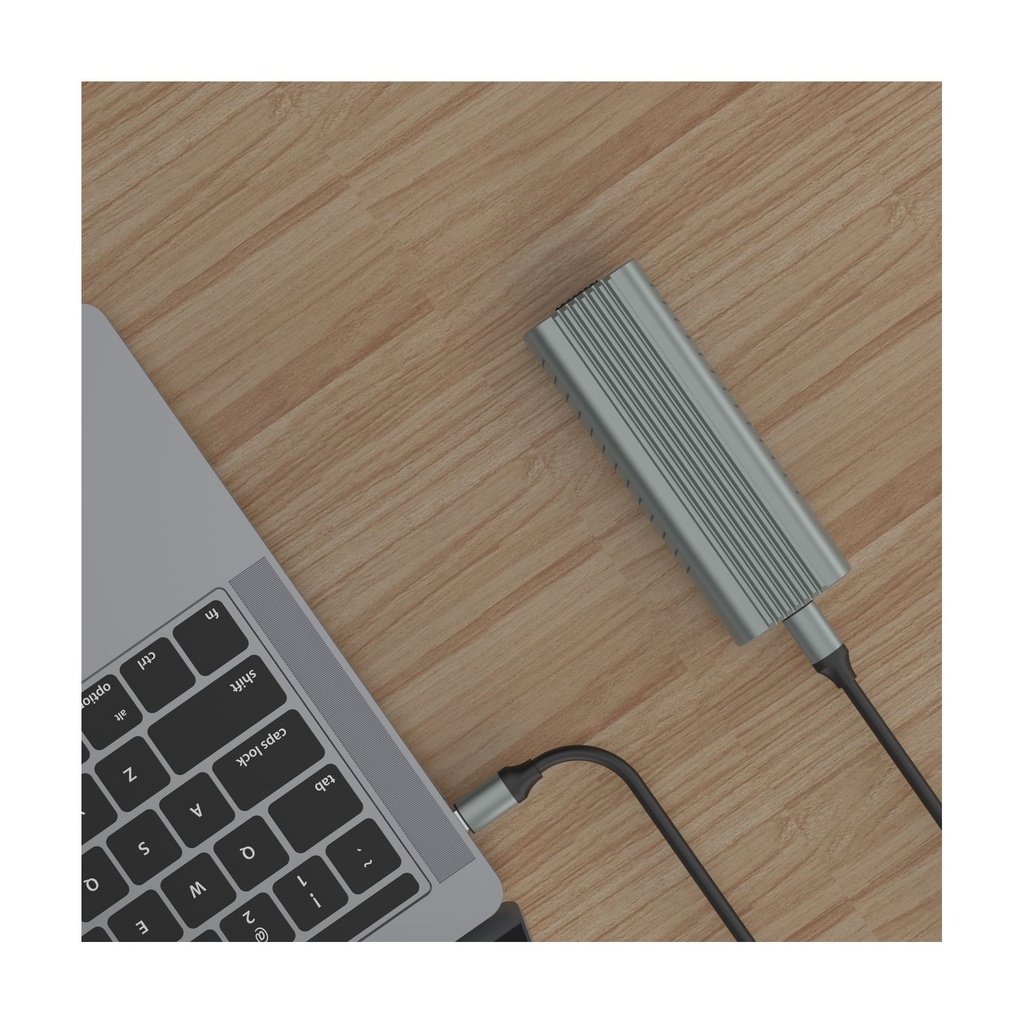 Ewent EW7025, Caja externa para unidad de estado sólido (SSD), M.2, M.2, 10 Gbit/s, Conexión USB, Gris