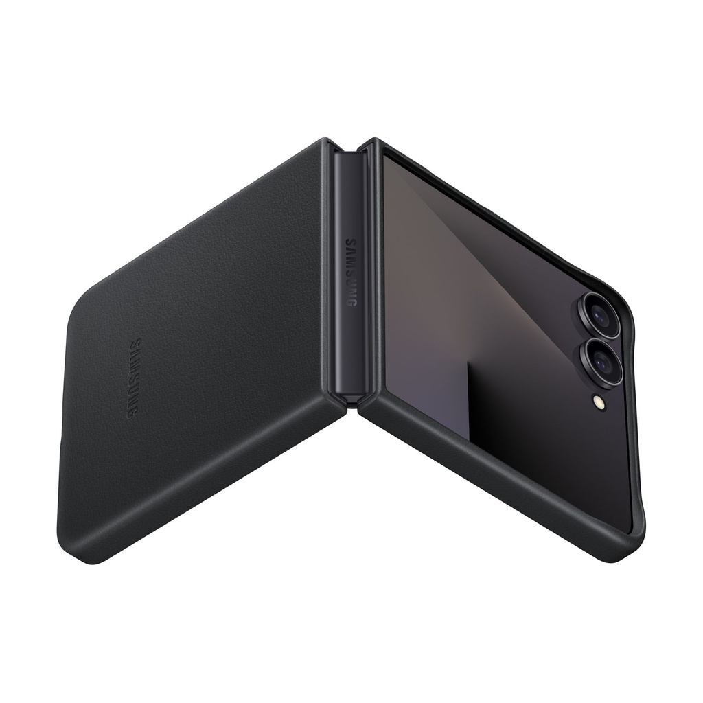 FUNDA CUERO NEGRA GALAXY Z FLIP7