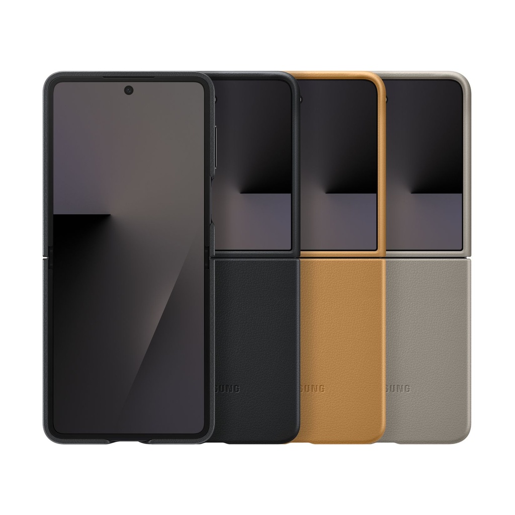 FUNDA CUERO NEGRA GALAXY Z FLIP7