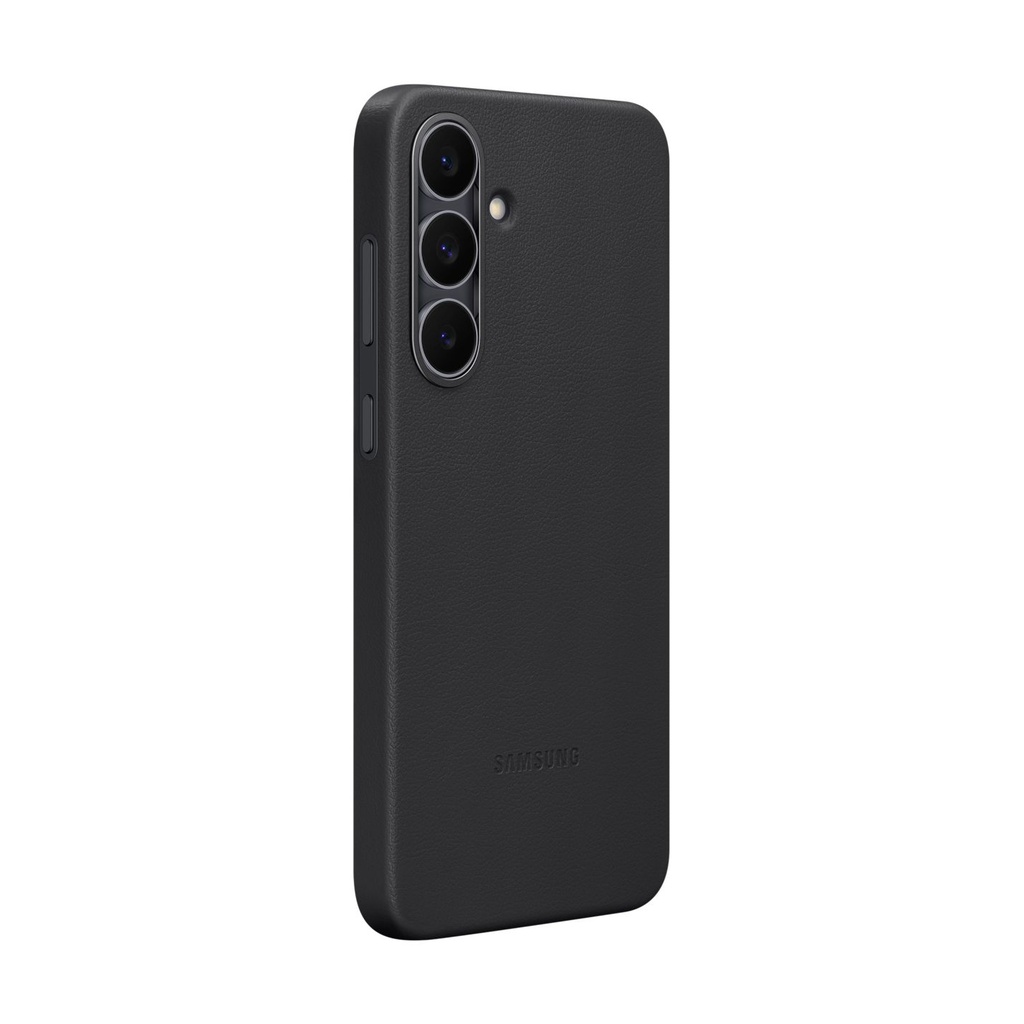 FUNDA CUERO NEGRA S25 FE