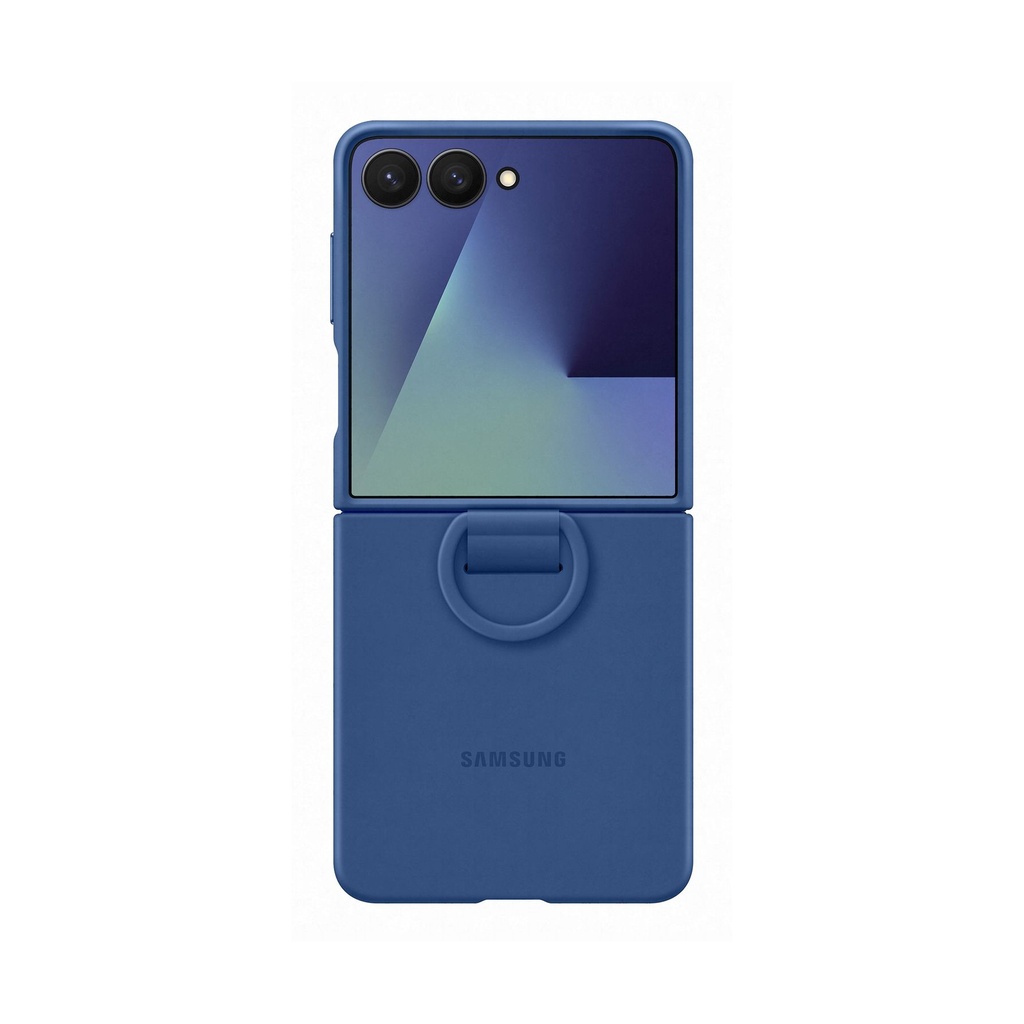 FUNDA SILICONA AZUL GALAXY Z FLIP7