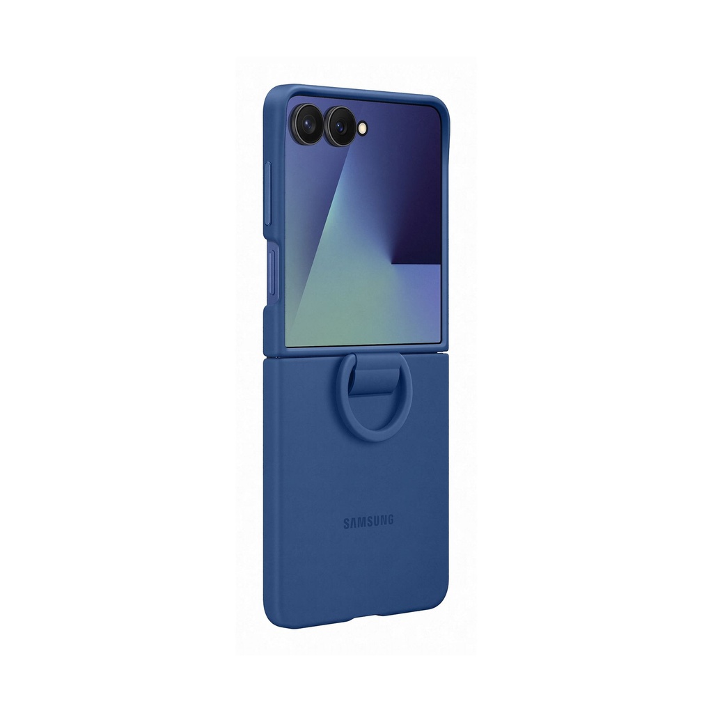 FUNDA SILICONA AZUL GALAXY Z FLIP7