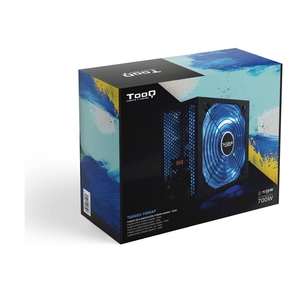 TooQ TQXGEII-700SAP Power Supply / 700W / 14cm Fan / 80 Plus Bronze