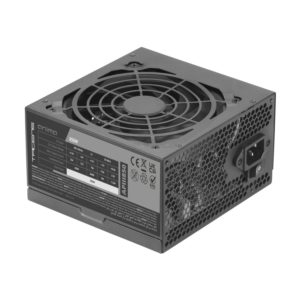 Fuente de Alimentación Anima APSIII850/ 850W/ Ventilador 12cm