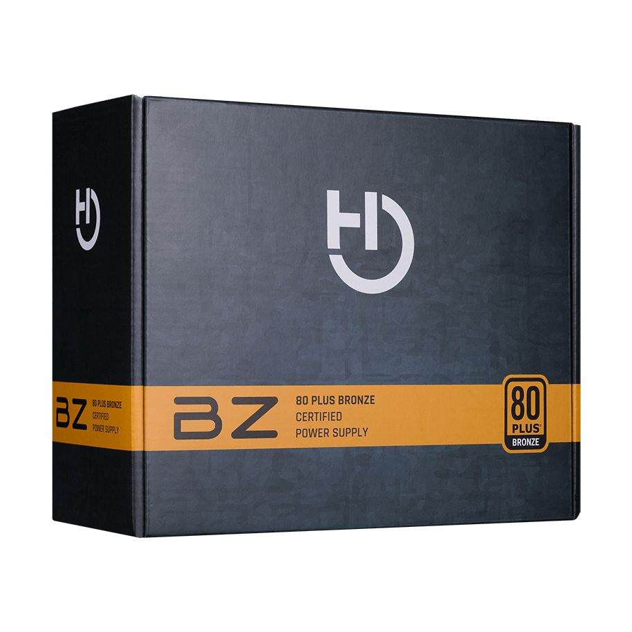 Hiditec BZ650 Power Supply / 650W / 14cm Fan / 80 Plus Bronze