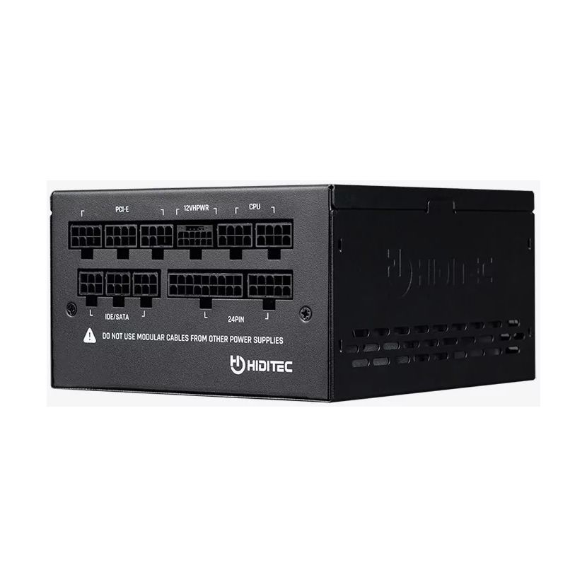 Fuente de Alimentación Hiditec GDX750 V2/ 750W/ Ventilador 14cm/ ATX 3.0/ PCIe 5.0/ 80 Plus Gold