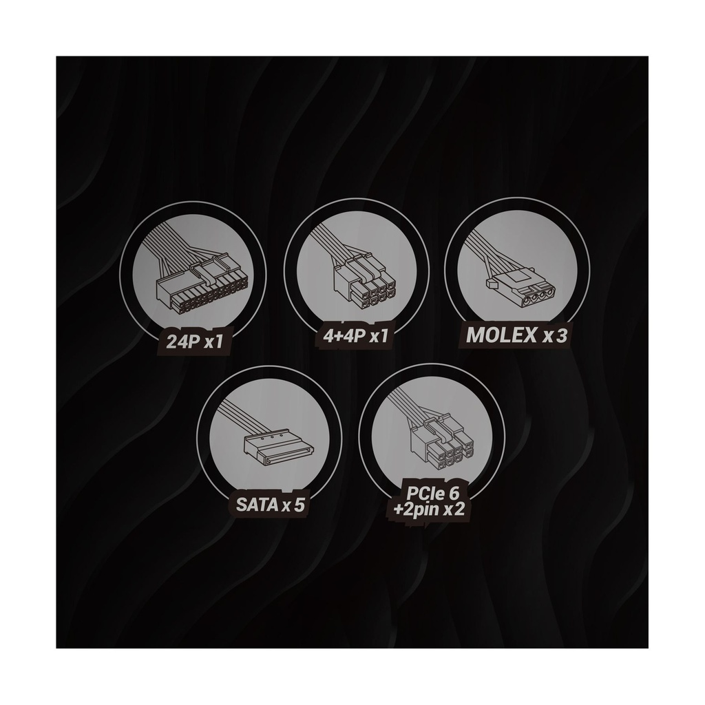 Mars Gaming MPB650SI Power Supply / 650W / 12cm Fan / 80 Plus Bronze