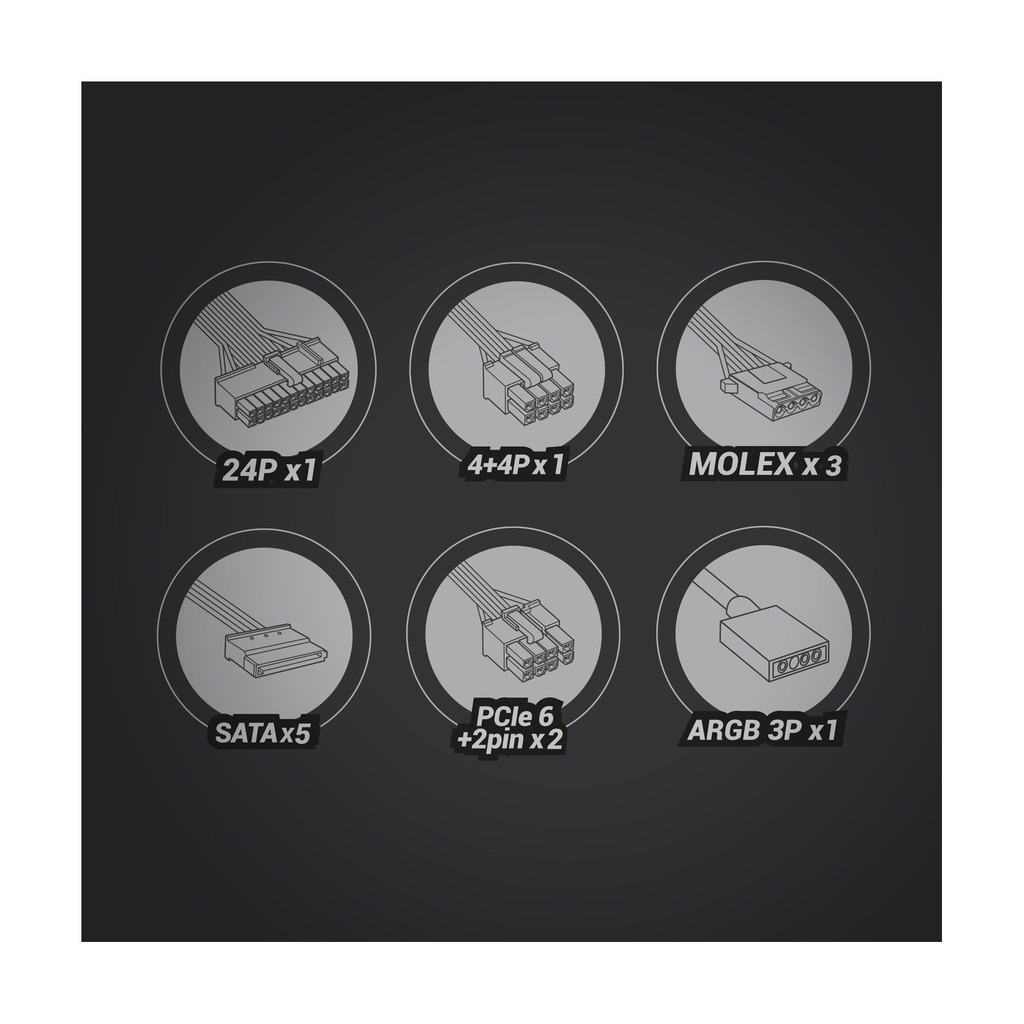 Fuente de Alimentación Mars Gaming MPB750S/ 750W/ Ventilador 12cm/ 80 Plus Bronze