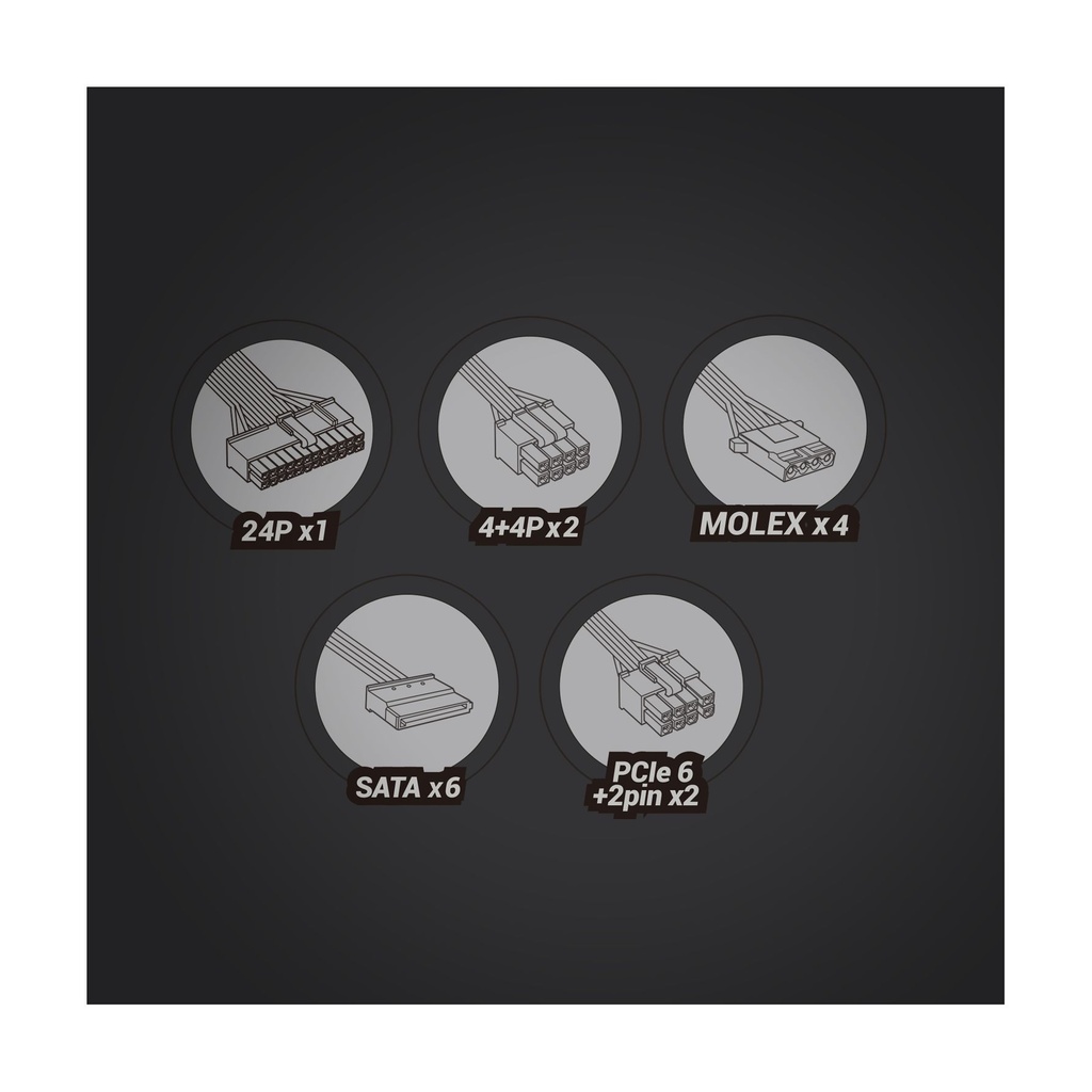 Mars Gaming MPIII850 Power Supply / 850W / 12cm Fan