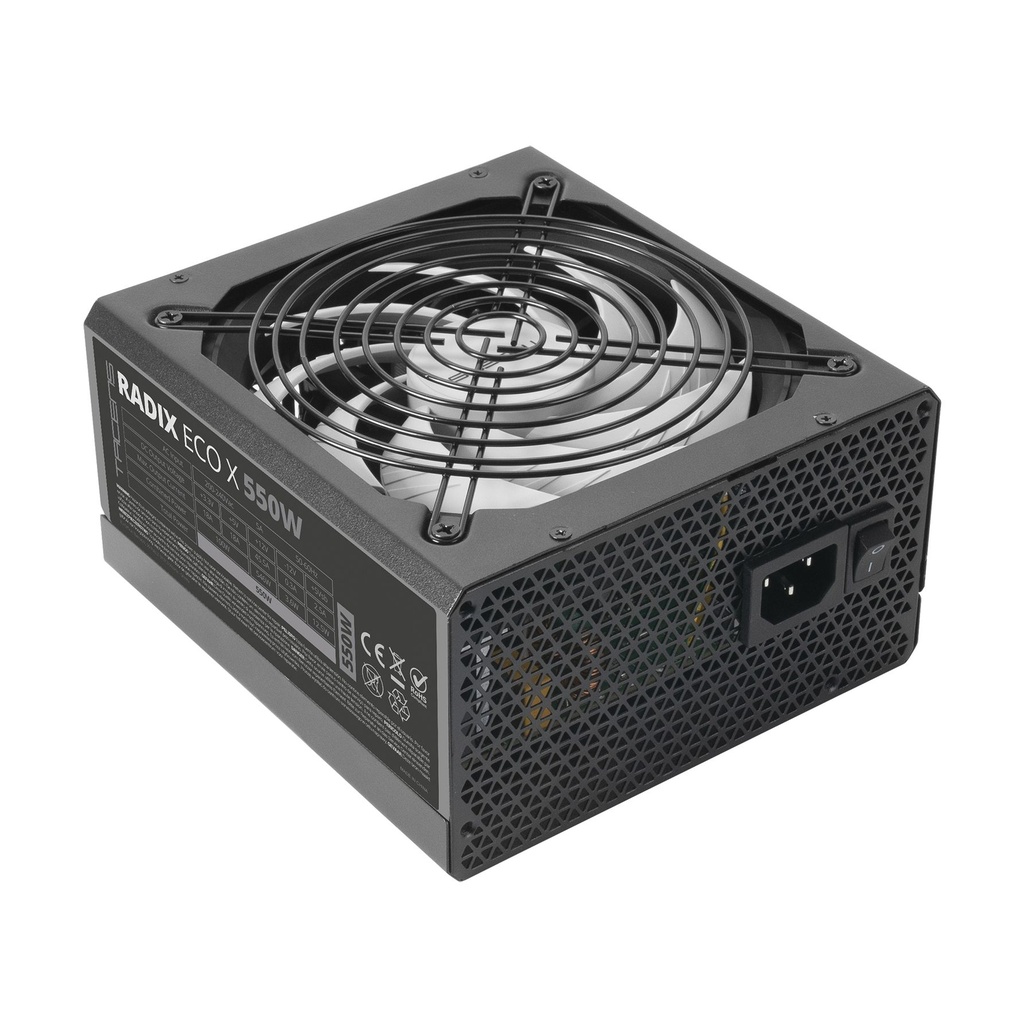 Fuente de Alimentación Tacens Radix Eco X 550/ 550W/ Ventilador 14cm