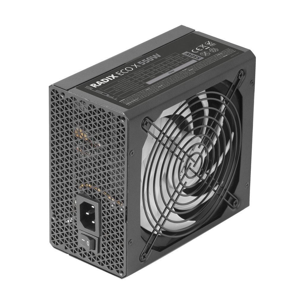 Fuente de Alimentación Tacens Radix Eco X 550/ 550W/ Ventilador 14cm