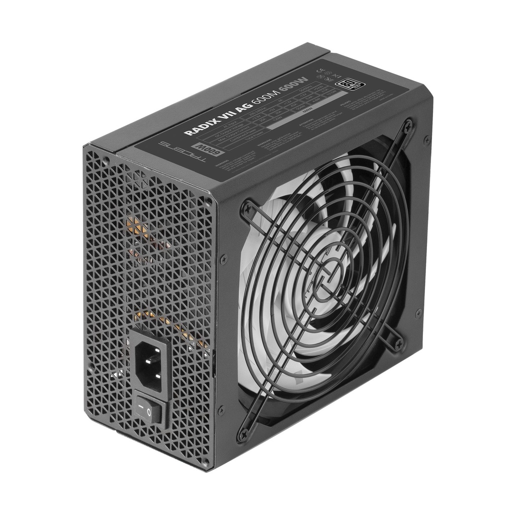 Tacens Radix VII AG 600M Power Supply / 600W / 14cm Fan / 80 Plus Silver