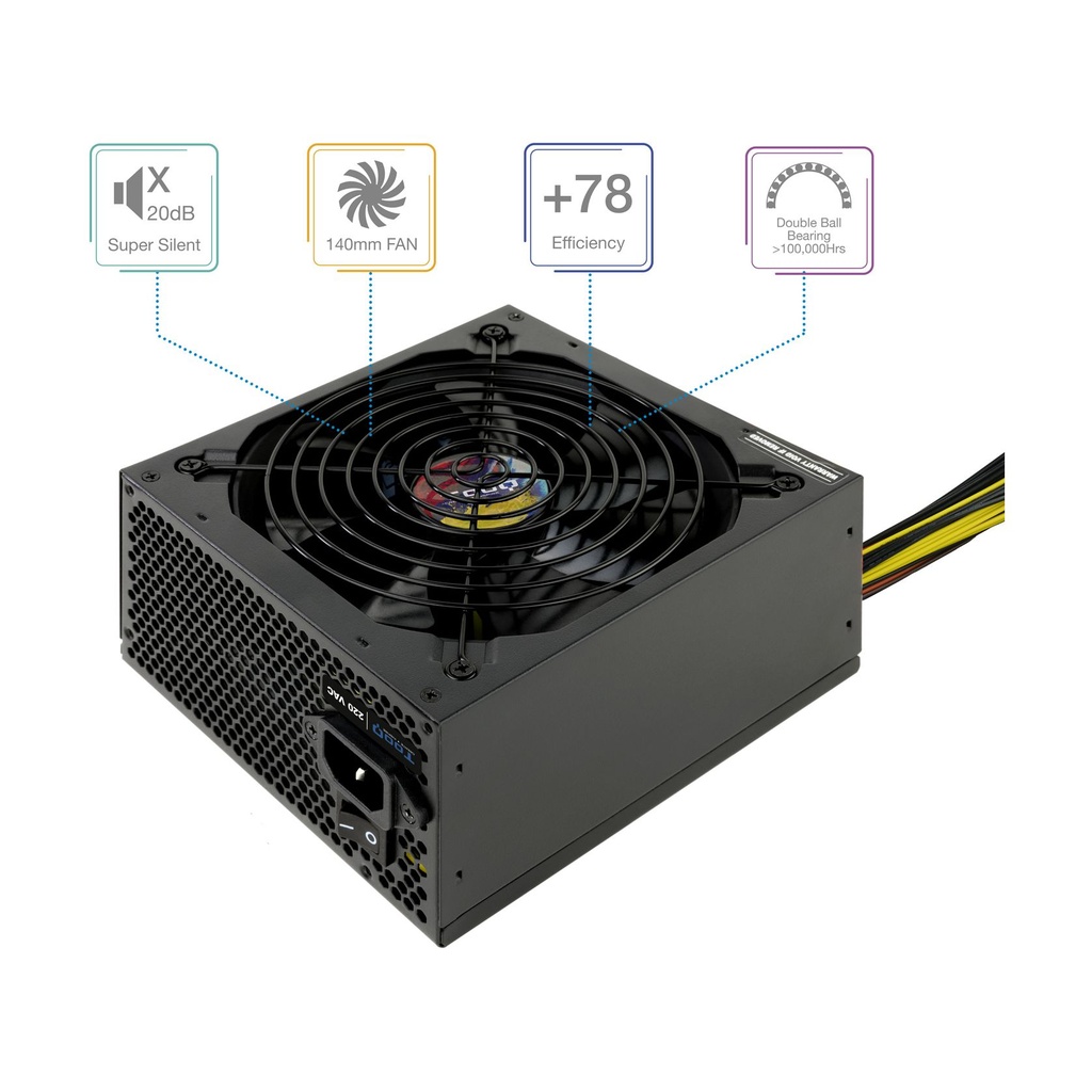 TooQ TQAPOLO-700SP Power Supply / 700W / 14cm Fan