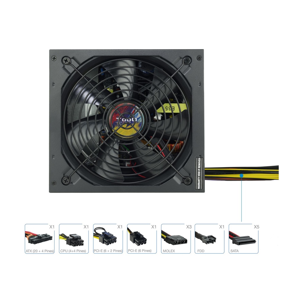 TooQ TQAPOLO-700SP Power Supply / 700W / 14cm Fan
