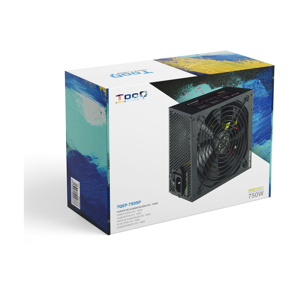 Tooq TQAPOLO-750SP Power Supply / 750W / 14cm Fan
