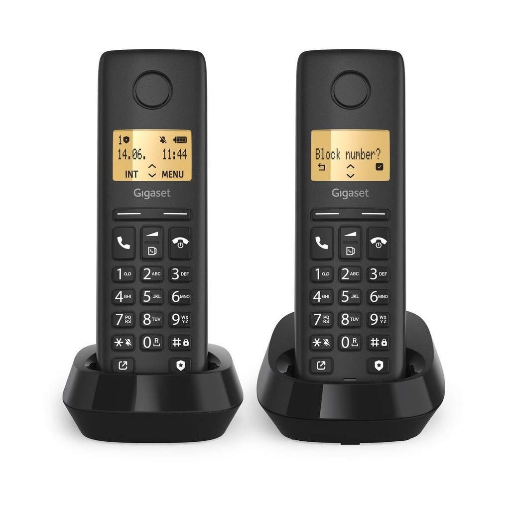 GIGASET BASIC 100 DUO BLACK (L36852-H3206-D201)