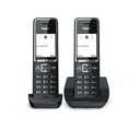 GIGASET WIRELESS PHONE COMFORT 550 DUO BLACK CHROME (L36852-H3001-D204)