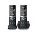 GIGASET WIRELESS PHONE COMFORT 550 DUO BLACK CHROME (L36852-H3001-D204)