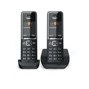 GIGASET WIRELESS PHONE COMFORT 550 DUO BLACK CHROME (L36852-H3001-D204)